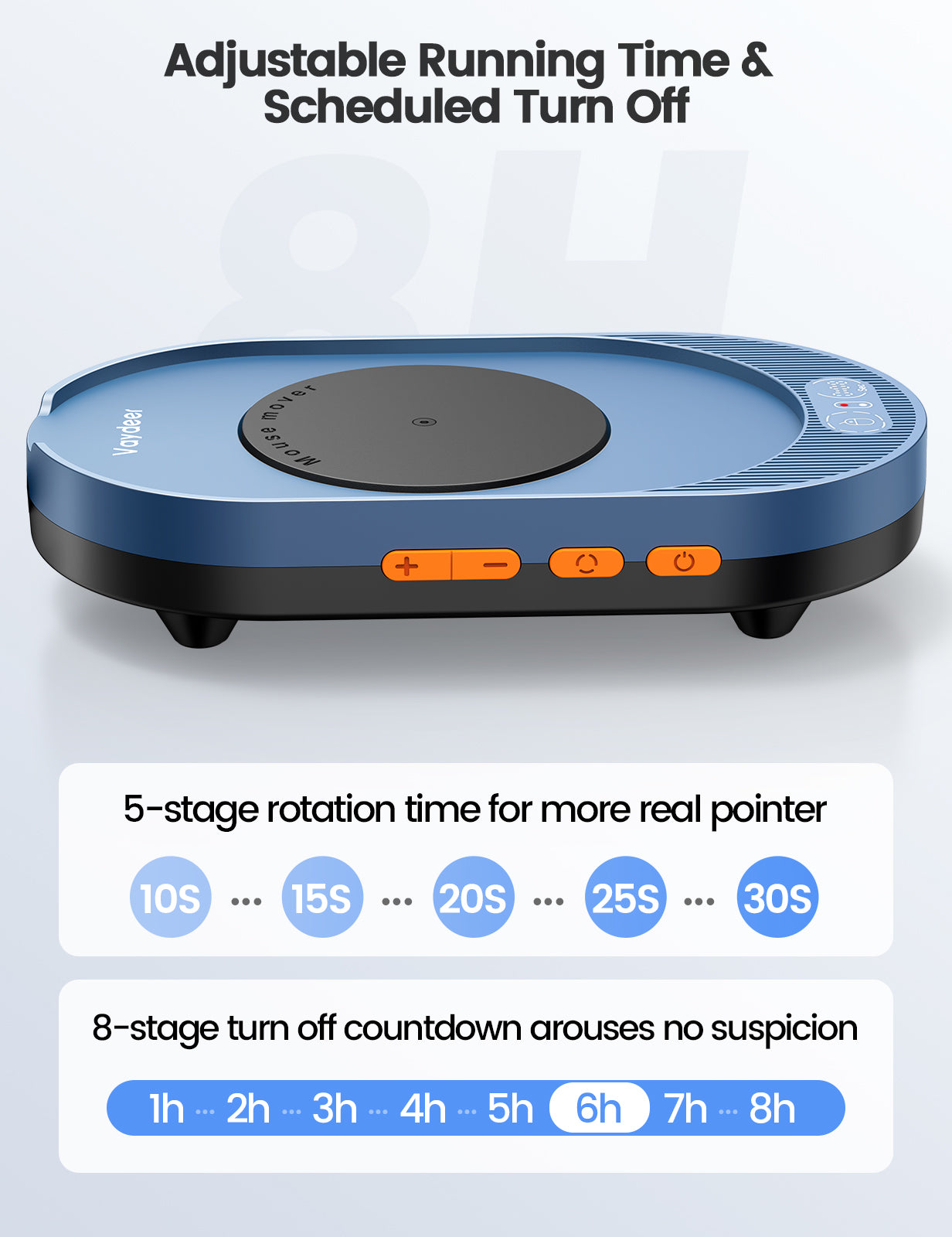 Vaydeer M4 Utra Mouse Mover with APP, with Remote Control and Timer Function