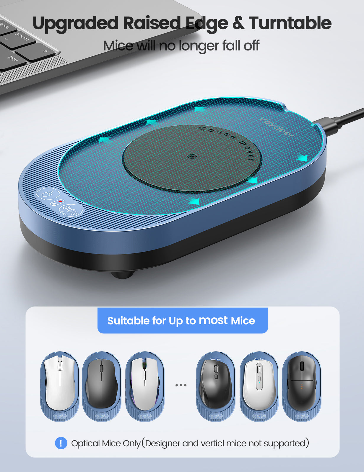 Vaydeer M4 Utra Mouse Mover with APP, with Remote Control and Timer Function