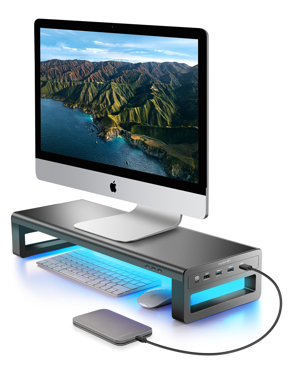 USB monitor stand,monitor stand riser,dual monitor stand,monitor