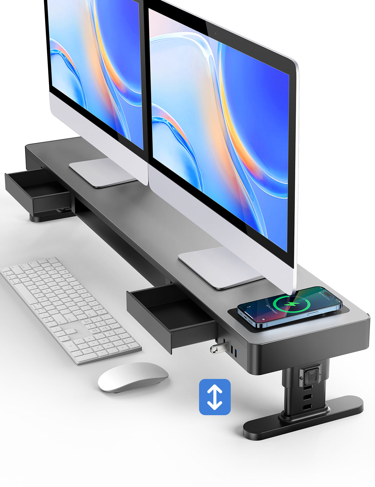 Vaydeer Adjustable Monitor Riser with 4 Height Modes