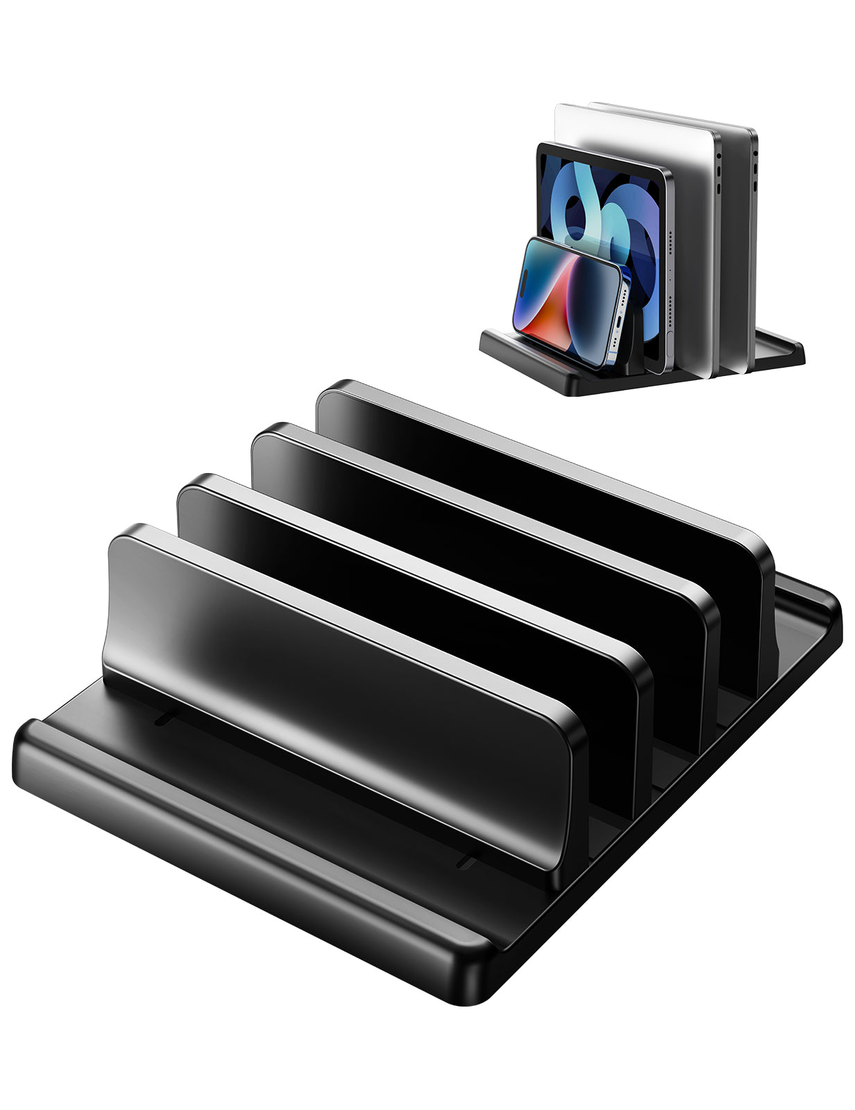 Vaydeer ABS Vertical Laptop Stand  with 1 / 2 / 3 Slots