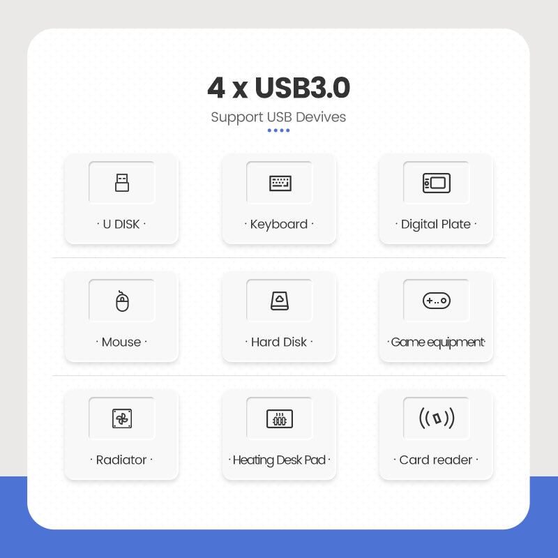 2 tiers USB dual monitor stand