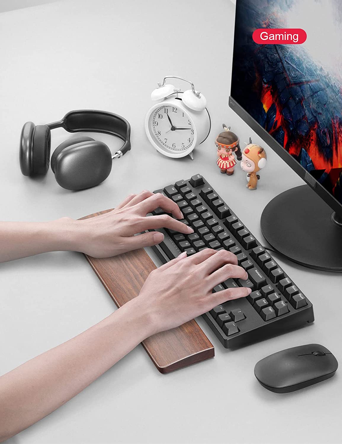 Vaydeer Wooden Wrist Rest for Keyboard