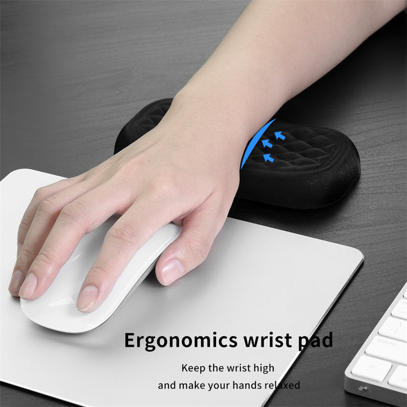 Ergonomic mouse pad and keyboard wrist rest computer arm rest