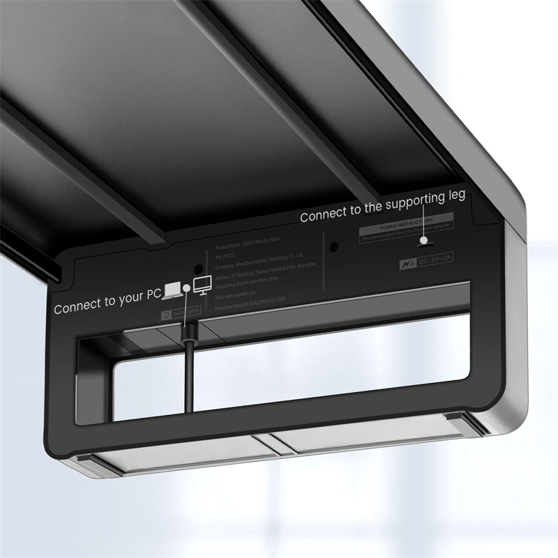 Vaydeer Dubbele monitorstandaard, metalen standaard voor 2 monitoren tot 32 inch, metalen PC/laptop schermstandaard - Zwart Vaydeer Dubbele monitorstandaard, metalen standaard voor 2 monitoren tot 32 inch, metalen PC/laptop schermstandaard - Zwart